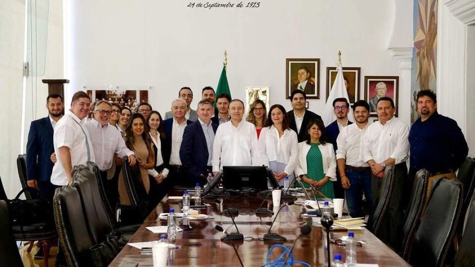 Reunión con empresarios de la Delegación de la Cámara de Comercio e Industria Franco Mexicana